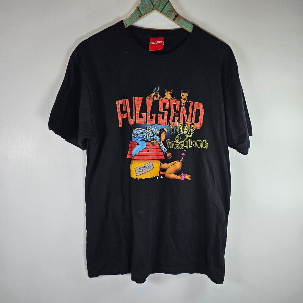 Full Send Snoop Doggy Doggystyle Album Graphic T-Shirt Black 100% Cotton - Picture 3 of 6